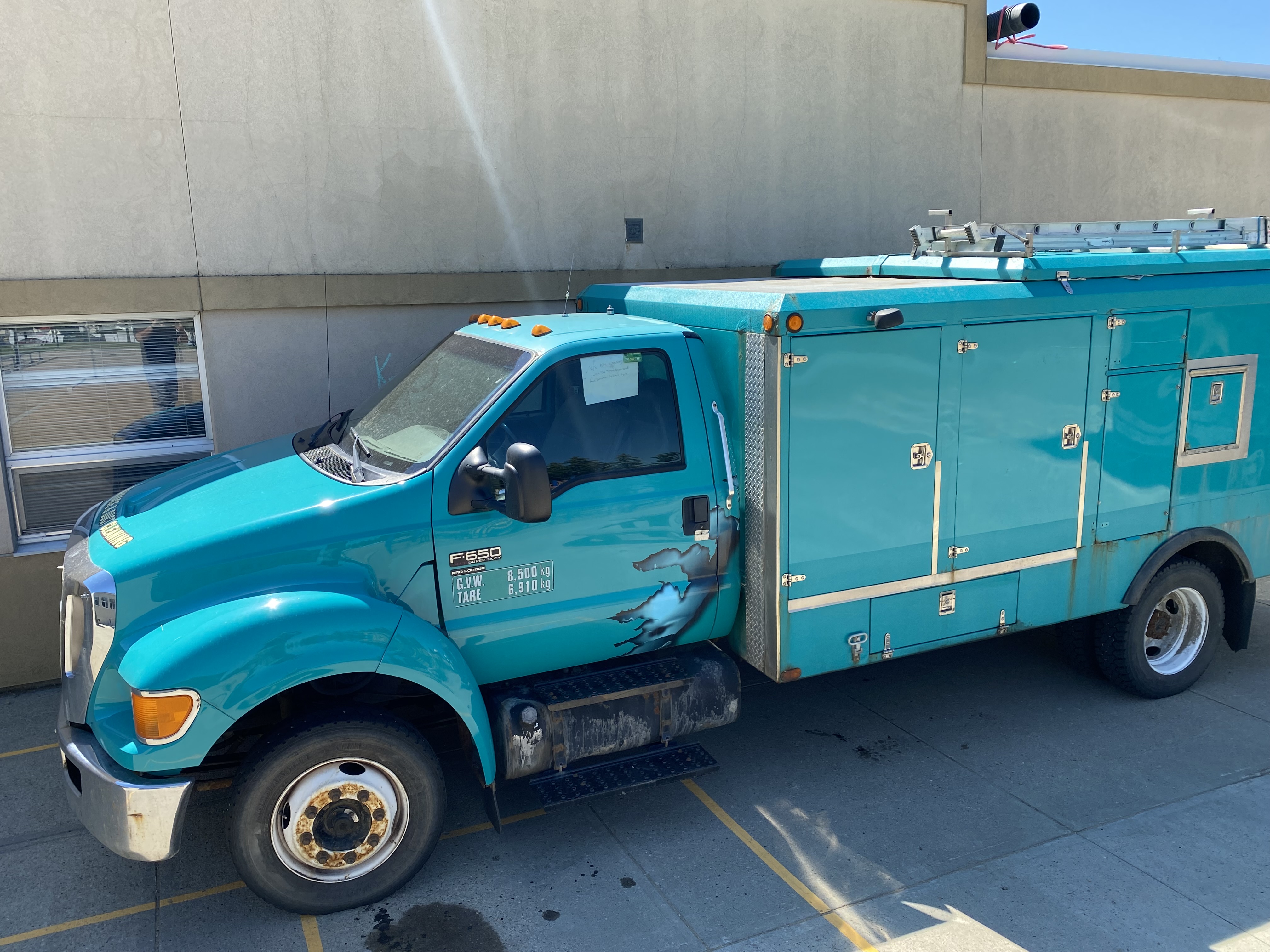 Home Pros Group service truck in Sherwood Park, Strathcona County