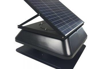 Solar Powered Roof Mount Adjustable Attic Fan