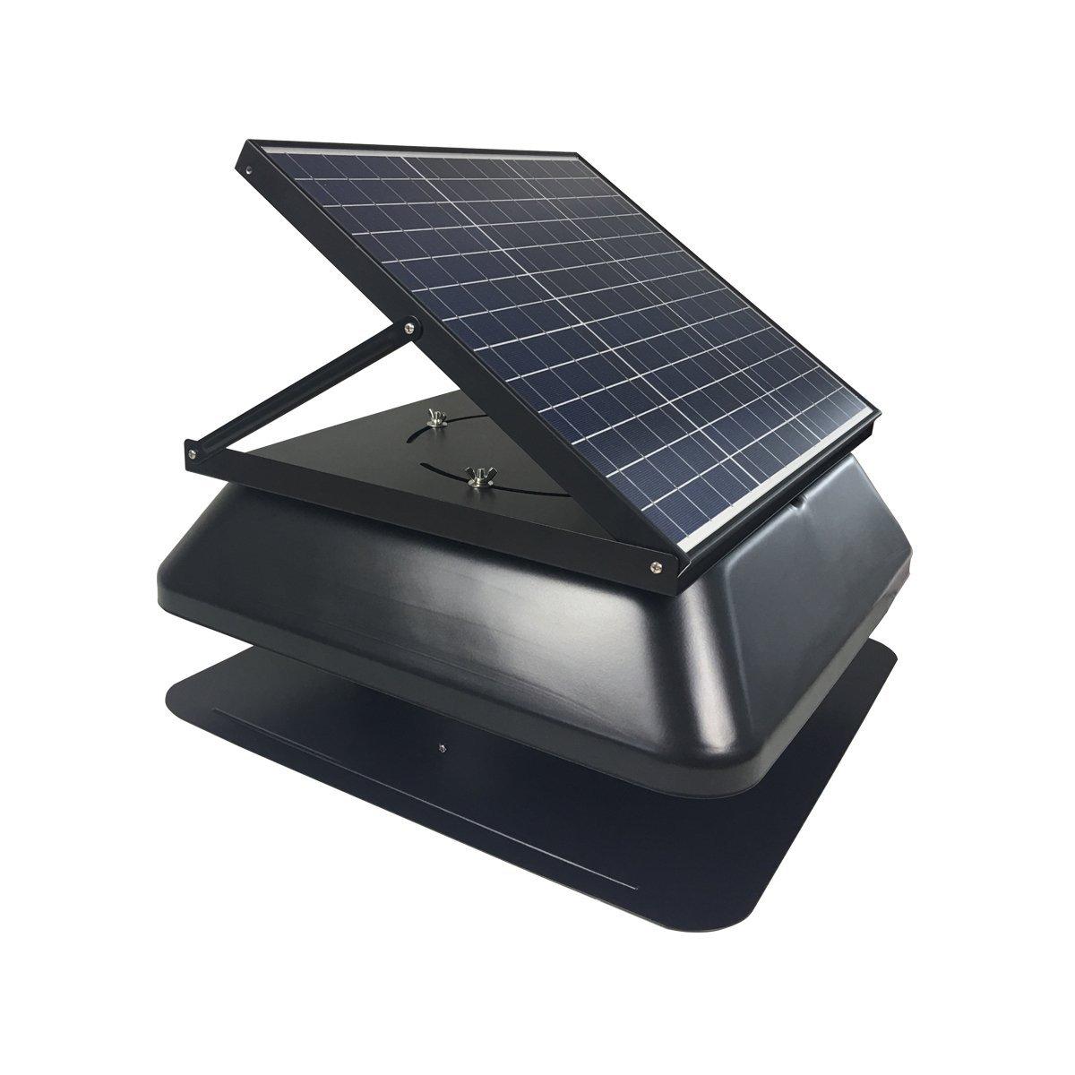 Solar Powered Roof Mount Adjustable Attic Fan