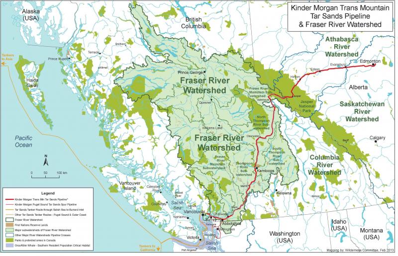 British Columbia and Alberta Fight Over Kinder Morgan Pipeline