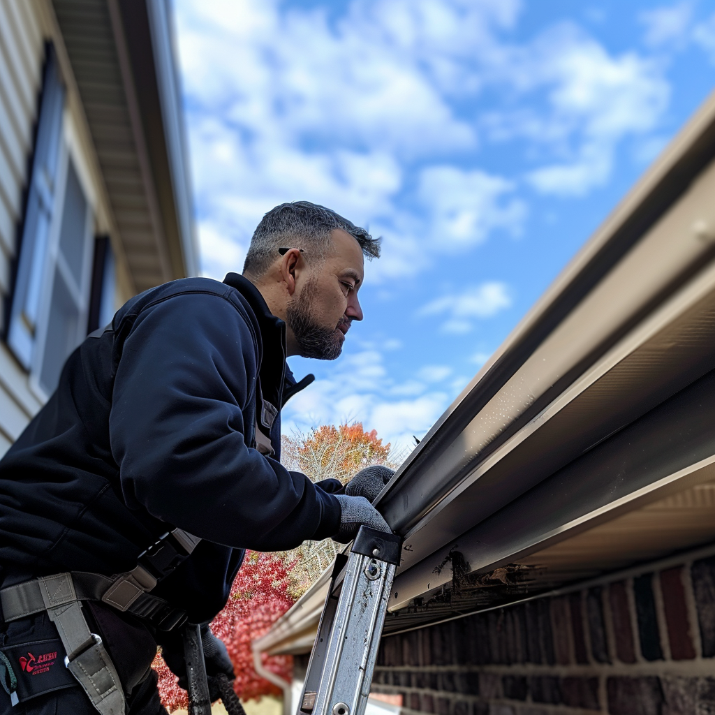 Ready for Fall Checklist includes cleaning out your gutters and downspouts
