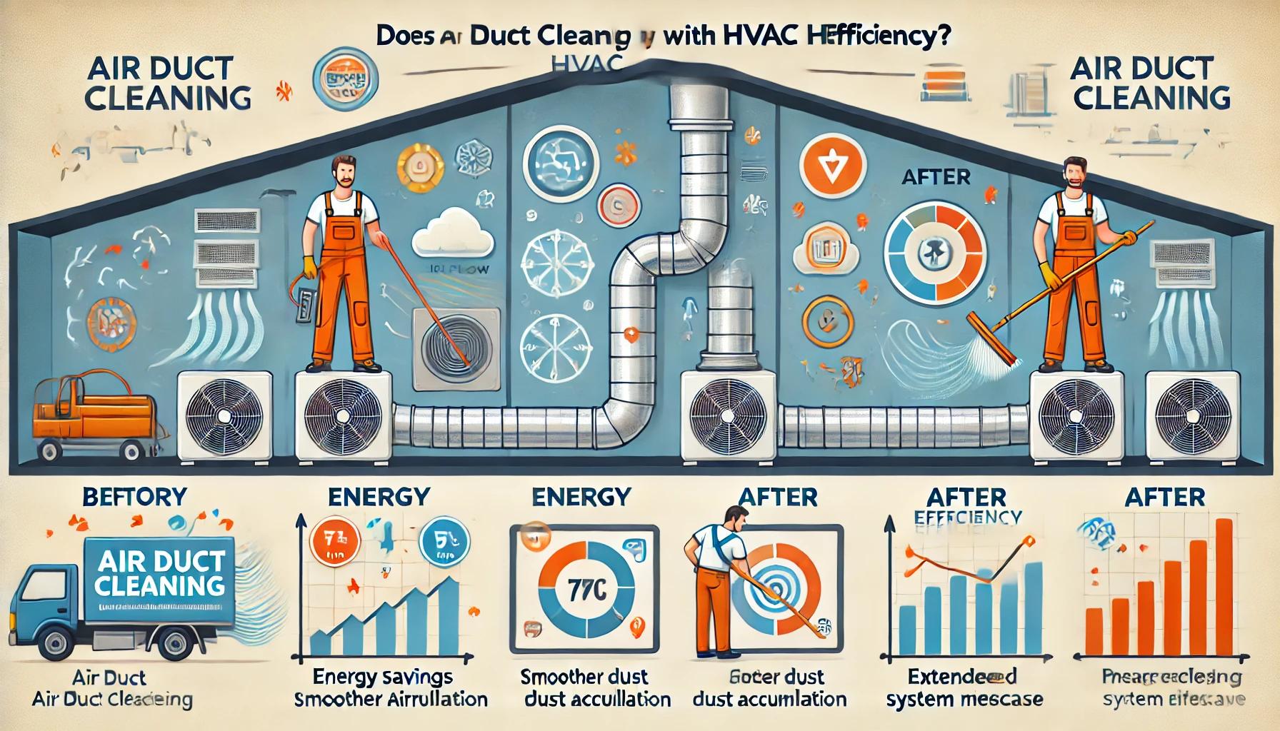 Does air duct cleaning help with HVAC efficiency