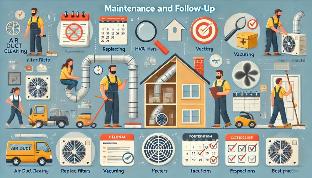 Maintenance and Follow-Up Following Duct Cleaning